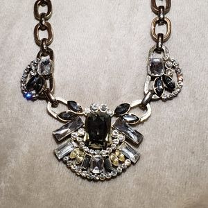 Accessorize 18" smoky jewel statement necklace